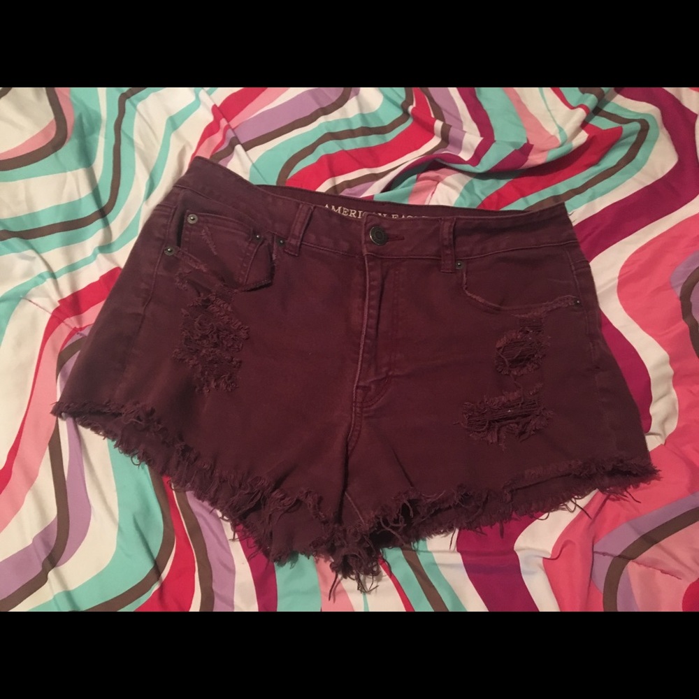 American Eagle High Waisted Shorts Size 12